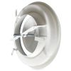 Luchtventiel | afvoer | diameter 125 mm | met bus | witthumbnail Luchtventiel | afvoer | diameter 125 mm | met bus | witthumbnail