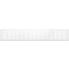 Ventilatiestrip aluminium LxH 600 x 100mm (G61-6010W) WIT RAL9010thumbnail