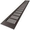 Ventilatiestrip aluminium LxH 300 x 80mm (G61-3008B) BRUIN RAL8022thumbnail