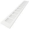 Ventilatiestrip aluminium LxH 400 x 60mm (G61-4006W) - WIT RAL9010thumbnail Ventilatiestrip aluminium LxH 400 x 60mm (G61-4006W) - WIT RAL9010thumbnail