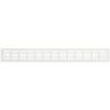 Ventilatiestrip aluminium LxH 500 x 60mm (G61-5006W) - WIT RAL9010thumbnail