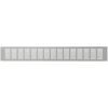 Ventilatiestrip aluminium LxH 600 x 80mm (G61-6008AA) thumbnail