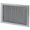 Wandrooster met vast raster (LxH) 600x300mm - aluminium - naturelkleurig thumbnail