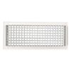 Wandrooster VTA-8110D (INBOUW) staal - 300x100mm – met dubbele instelbare schoepenthumbnail