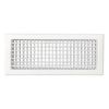 Wandrooster VTA-8110D (INBOUW) staal - 400x200mm – met dubbele instelbare schoepenthumbnail