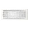 Wandrooster VTA-8110D (INBOUW) staal - 400x100mm – met dubbele instelbare schoepenthumbnail Wandrooster VTA-8110D (INBOUW) staal - 400x100mm – met dubbele instelbare schoepenthumbnail