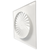 Wervelrooster systeemplafond | afvoer & toevoer | 595 mm x 595 mm | aansluiting diameter 443 mm  | staal | RAL 9016thumbnail