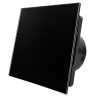 Whisper Pro-Design badkamerventilator - Ø100mm - aan/uit - vlak glas - glans zwart - zwarte ventilatorthumbnail Whisper Pro-Design badkamerventilator - Ø100mm - aan/uit - vlak glas - glans zwart - zwarte ventilatorthumbnail