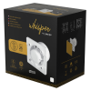 Whisper Pro-Design badkamerventilator - Ø100mm - met nalooptimer - gebogen kunststof - zilverthumbnail