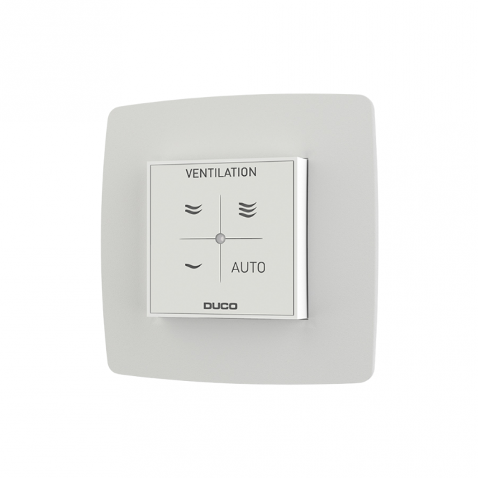 DucoBox Silent 2.0 All-In-One CO2 BD - 400 m3/h - Randaarde - ingebouwde vochtsensor + afstandsbediening RF + CO2 ruimtesensor