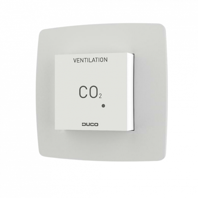 DucoBox Silent 2.0 All-In-One CO2 BD - 400 m3/h - Randaarde - ingebouwde vochtsensor + afstandsbediening RF + CO2 ruimtesensor