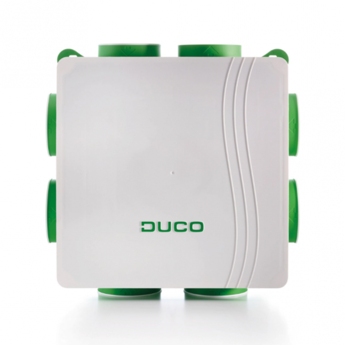 DucoBox Silent 2.0 woonhuisventilator | 400 m3/h | ingebouwde vochtsensor | randaarde stekker DucoBox Silent 2.0 woonhuisventilator | 400 m3/h | ingebouwde vochtsensor | randaarde stekker