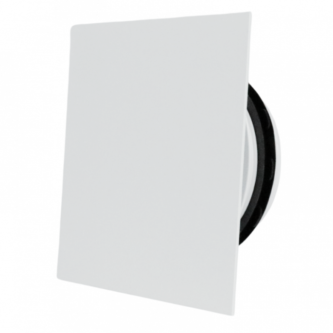 Duco Ducovent Design vierkant XL | afvoer | diameter 125 mm | RAL 9016