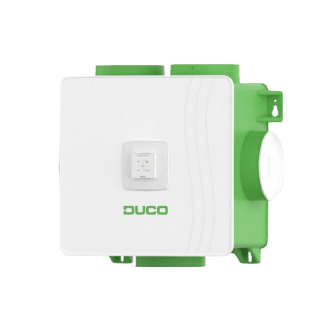 DucoBox Reno All-In-One - Randaarde + RF bediening, 1x CO2 sensor & 1x CO2 sensor zonder bediening 230V DucoBox Reno All-In-One - Randaarde + RF bediening, 1x CO2 sensor & 1x CO2 sensor zonder bediening 230V
