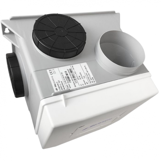 Itho Daalderop Optima Inside CVE-S ECO HP - woonhuisventilator - 468 m3/h - perilex & extra randaardestekker - ingebouwde vocht- en CO2 sensor Itho Daalderop Optima Inside CVE-S ECO HP - woonhuisventilator - 468 m3/h - perilex & extra randaardestekker - ingebouwde vocht- en CO2 sensor