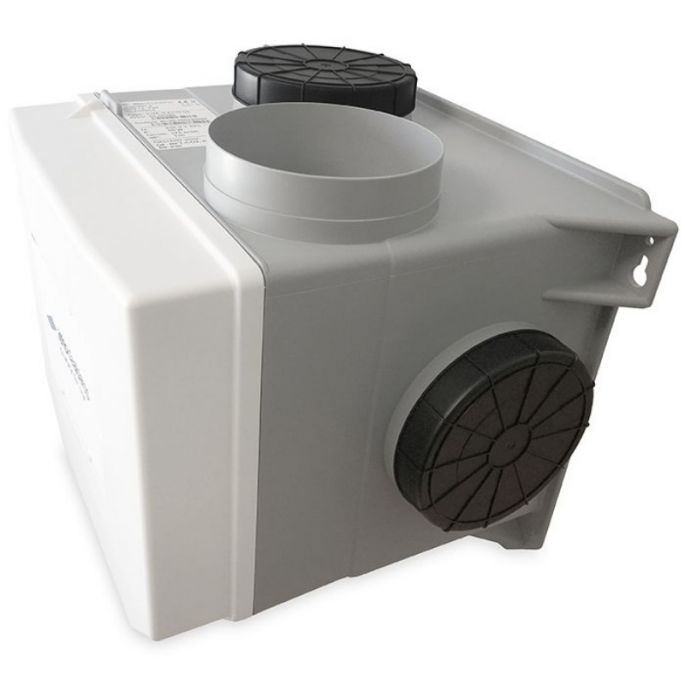 Itho Daalderop CVE-S ECO HP - woonhuisventilator - 468 m3/h - perilex - ingebouwde vocht Itho Daalderop CVE-S ECO HP - woonhuisventilator - 468 m3/h - perilex - ingebouwde vocht
