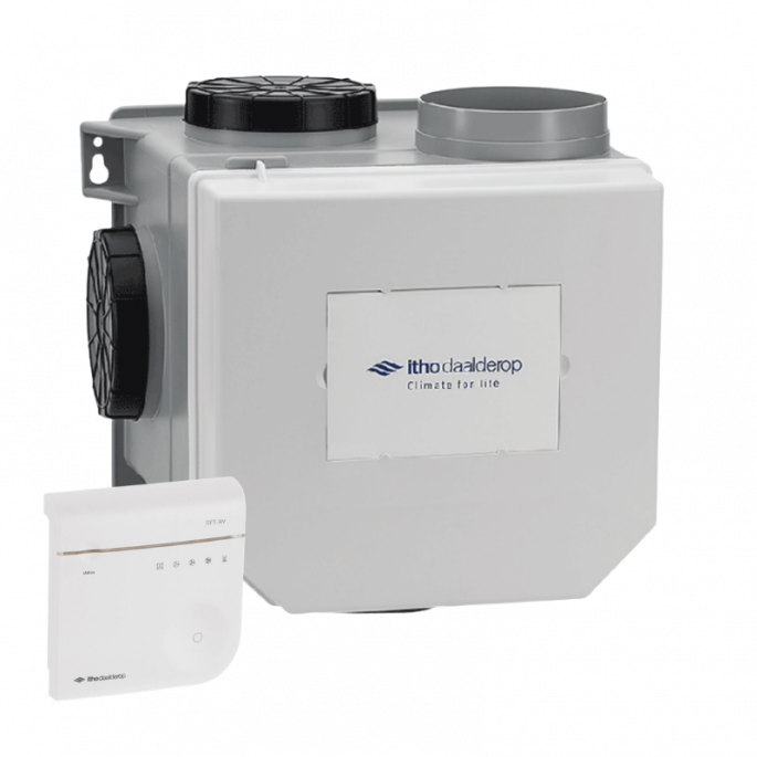 Itho Optima pakket, MV-unit 468, RV-sensor inside, CO2-sensor Itho Optima pakket, MV-unit 468, RV-sensor inside, CO2-sensor