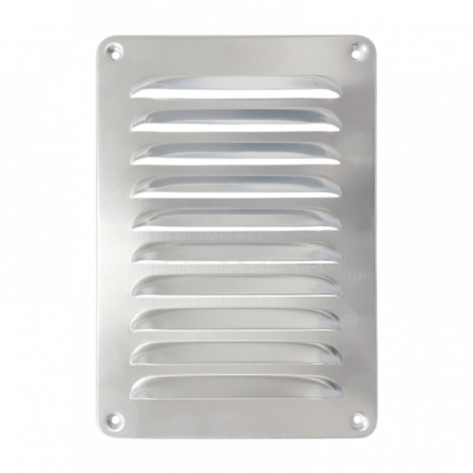 Schoepenrooster aluminium 150 x 215mm - ALU