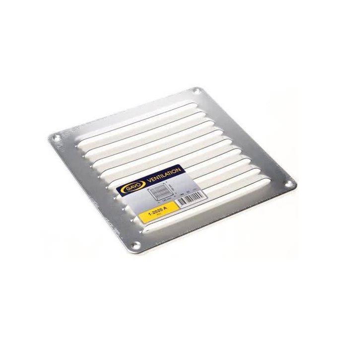 Aluminium schoepenrooster opbouw 195 x 195mm - ALU (1-2020A)