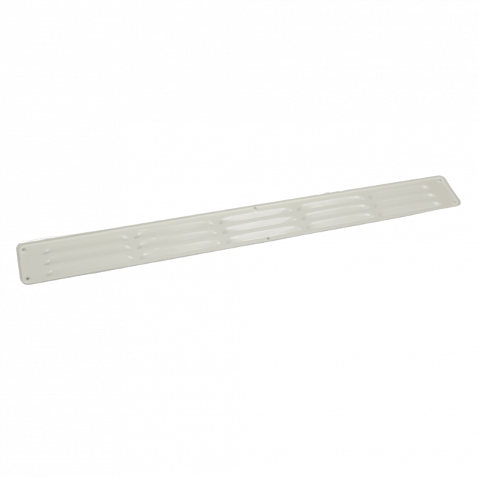 Aluminium schoepenrooster opbouw 650 x 65mm - WIT (1-6506W)