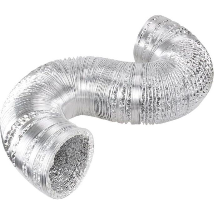 Flexibele ventilatieslang ongeïsoleerd | aluminium | diameter 400mm | lengte 10 meter Flexibele ventilatieslang ongeïsoleerd | aluminium | diameter 400mm | lengte 10 meter