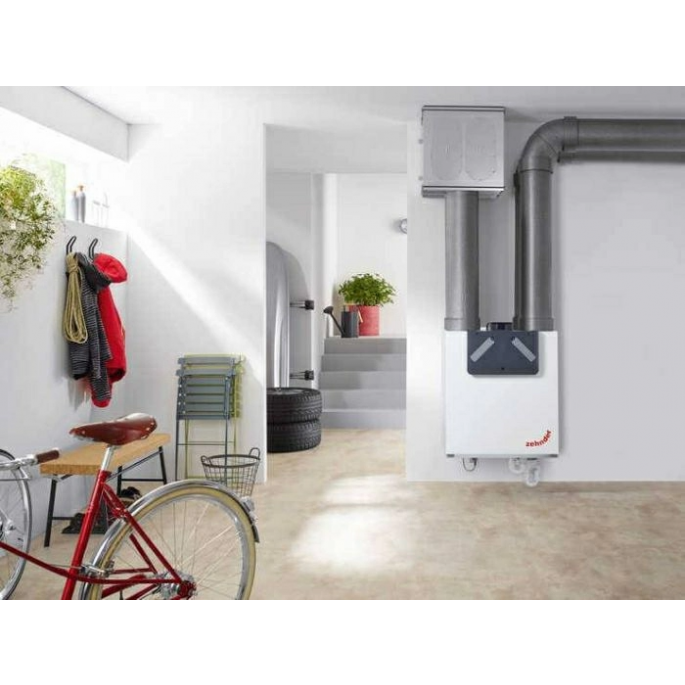 Zehnder Stork ComfoAir E400 RH WTW unit - luchttoevoer rechts - perilex stekker - 400 m3/h Zehnder Stork ComfoAir E400 RH WTW unit - luchttoevoer rechts - perilex stekker - 400 m3/h