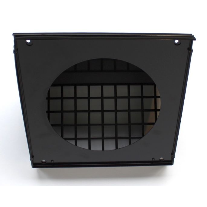 Gevelkap aluminium - hoge doorlaat (geschikt voor WTW) - voor buis 125 t/m 150mm - Zwart Gevelkap aluminium - hoge doorlaat (geschikt voor WTW) - voor buis 125 t/m 150mm - Zwart