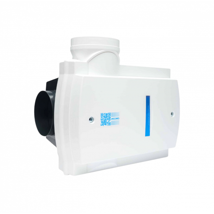Orcon Compact-10RH - 355m3/h - randaarde - met ingebouwde vochtsensor Orcon Compact-10RH - 355m3/h - randaarde - met ingebouwde vochtsensor
