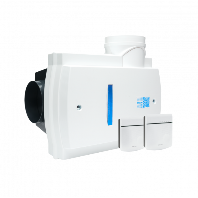 Orcon Compact-10RHP - 355m3/h - perilex - met ingebouwde vochtsensor en twee CO₂-sensoren Orcon Compact-10RHP - 355m3/h - perilex - met ingebouwde vochtsensor en twee CO₂-sensoren