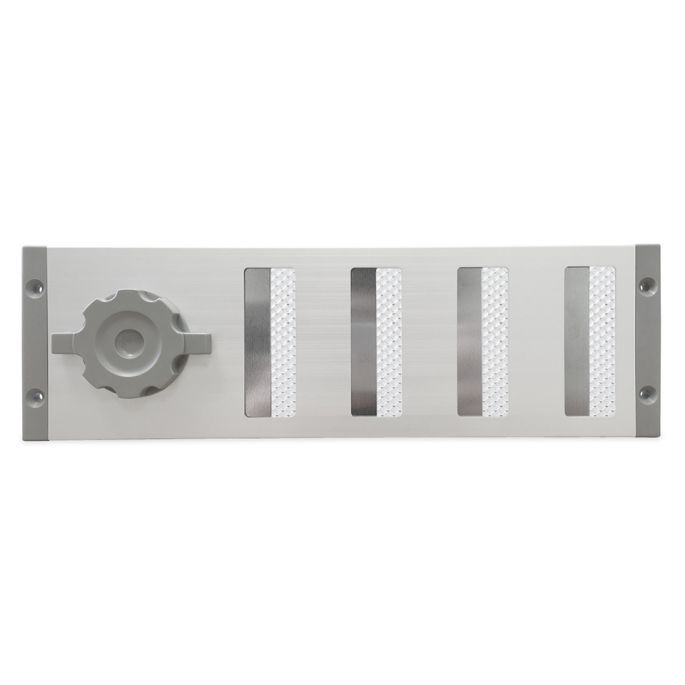 Aluminium afsluitbaar schuifrooster opbouw 300 x 90mm - ALU