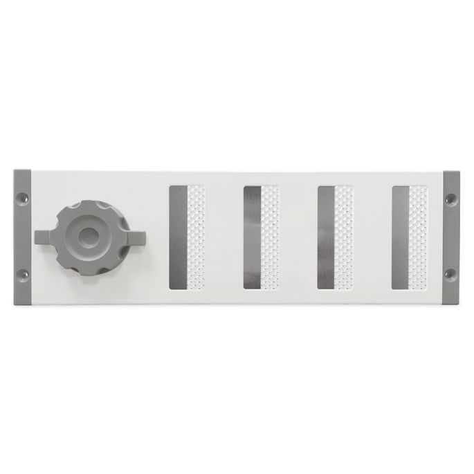 Aluminium afsluitbaar schuifrooster opbouw 300 x 90mm - WIT Aluminium afsluitbaar schuifrooster opbouw 300 x 90mm - WIT