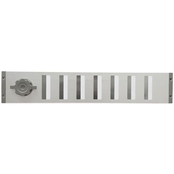 Aluminium afsluitbaar schuifrooster opbouw 500 x 90mm - ALU Aluminium afsluitbaar schuifrooster opbouw 500 x 90mm - ALU