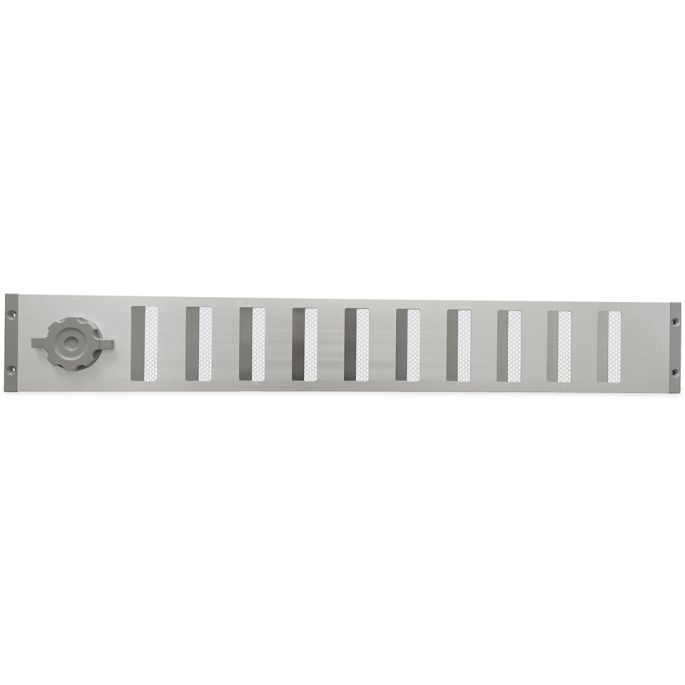 Aluminium afsluitbaar schuifrooster opbouw 650 x 90mm - ALU Aluminium afsluitbaar schuifrooster opbouw 650 x 90mm - ALU