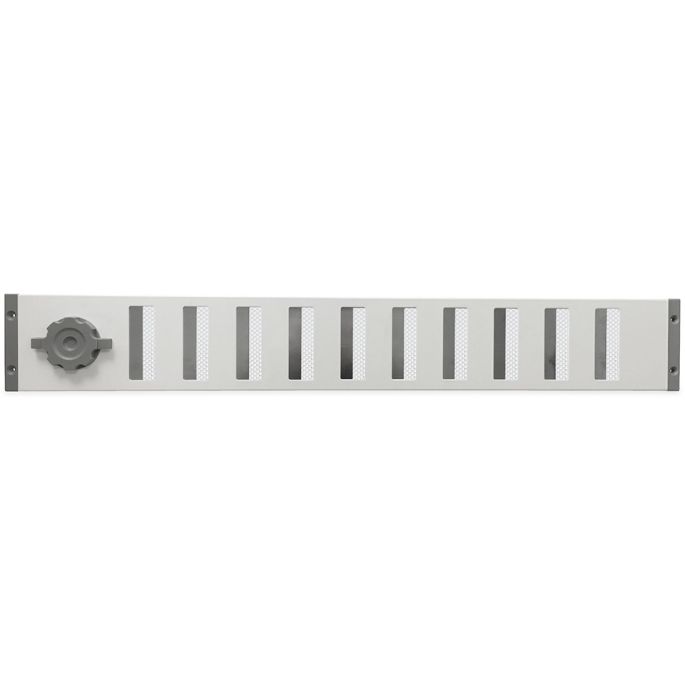 Aluminium afsluitbaar schuifrooster opbouw 650 x 90mm - WIT