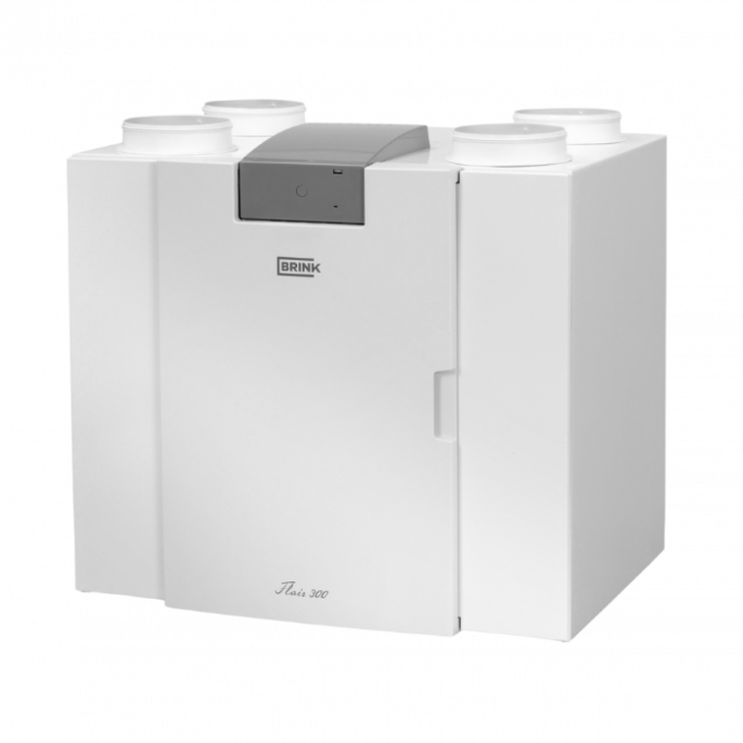 Brink Flair 300 WTW unit - 4b linkeruitvoering - met enthalpiewisselaar - 300 m3/h
