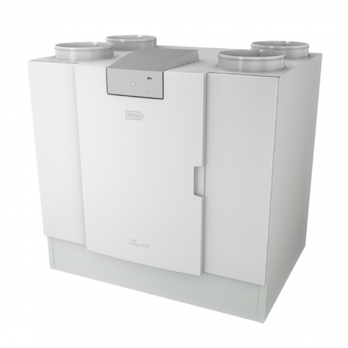 Brink Flair 450 WTW unit - 4b rechteruitvoering - met enthalpiewisselaar - 450 m3/h
