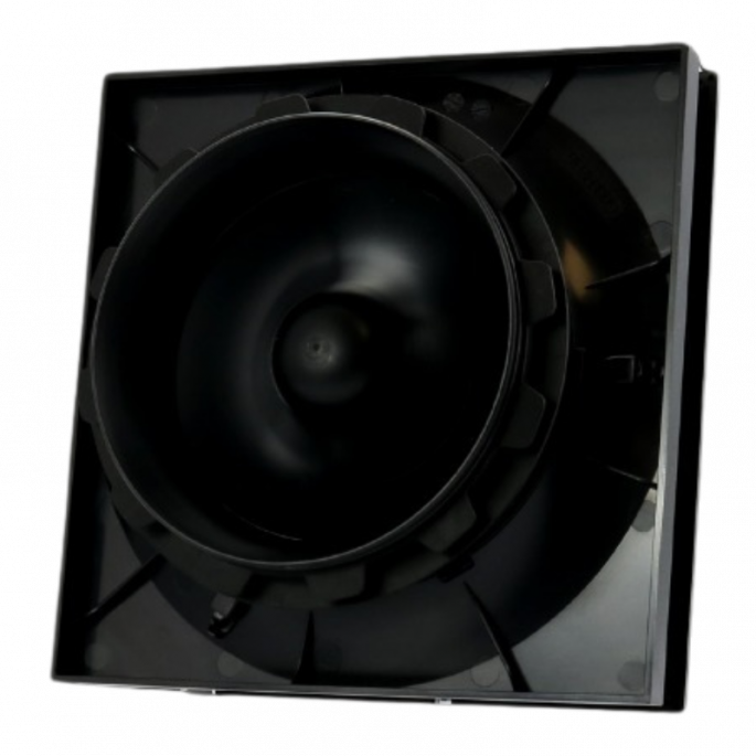 Renson Aeroo Designventiel vierkant - kunststof Ø125mm - RAL9005 Renson Aeroo Designventiel vierkant - kunststof Ø125mm - RAL9005