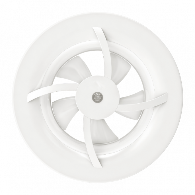 Badkamerventilator - Vent-Axia - Solara - Ø 100/125mm - vocht- en bewegingssensor - nalooptimer - Wit
