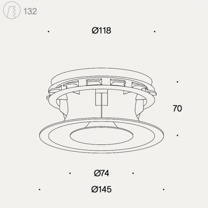 Pradovent -trim- Ø 125mm design ventiel (toevoer & afvoer) Pradovent -trim- Ø 125mm design ventiel (toevoer & afvoer)