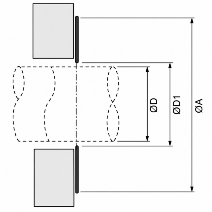 Afwerkrozet | diameter 150 mm | gegalvaniseerd staal Afwerkrozet | diameter 150 mm | gegalvaniseerd staal