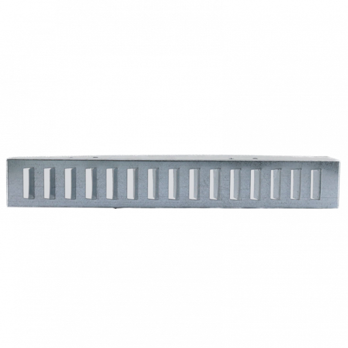 Volumeregelaar - schuin - staal - voor kanaalrooster (BxH) 425 x 125 mm Volumeregelaar - schuin - staal - voor kanaalrooster (BxH) 425 x 125 mm