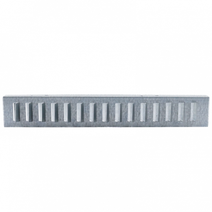 Volumeregelaar - recht - staal - voor kanaalrooster (BxH) 625 x 125 mm Volumeregelaar - recht - staal - voor kanaalrooster (BxH) 625 x 125 mm