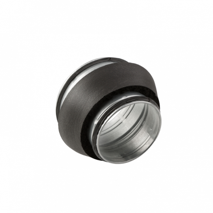 Geïsoleerd Verloopstuk - Ø 180-125 - geperst - SAFE - 13mm isolatie