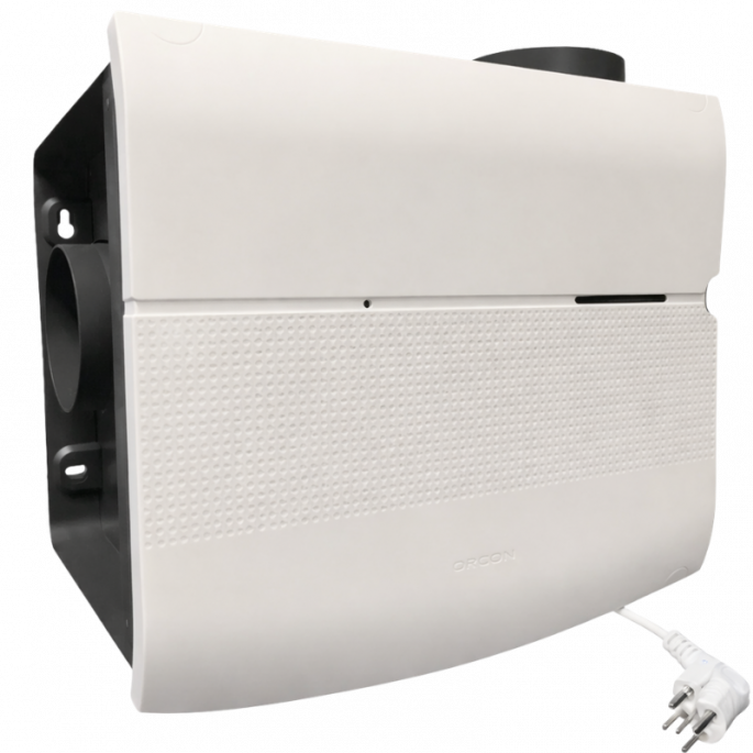 Orcon MVS15RHP woonhuisventilator - 550 m3/h - perilex stekker - met ingebouwde vochtsensor Orcon MVS15RHP woonhuisventilator - 550 m3/h - perilex stekker - met ingebouwde vochtsensor