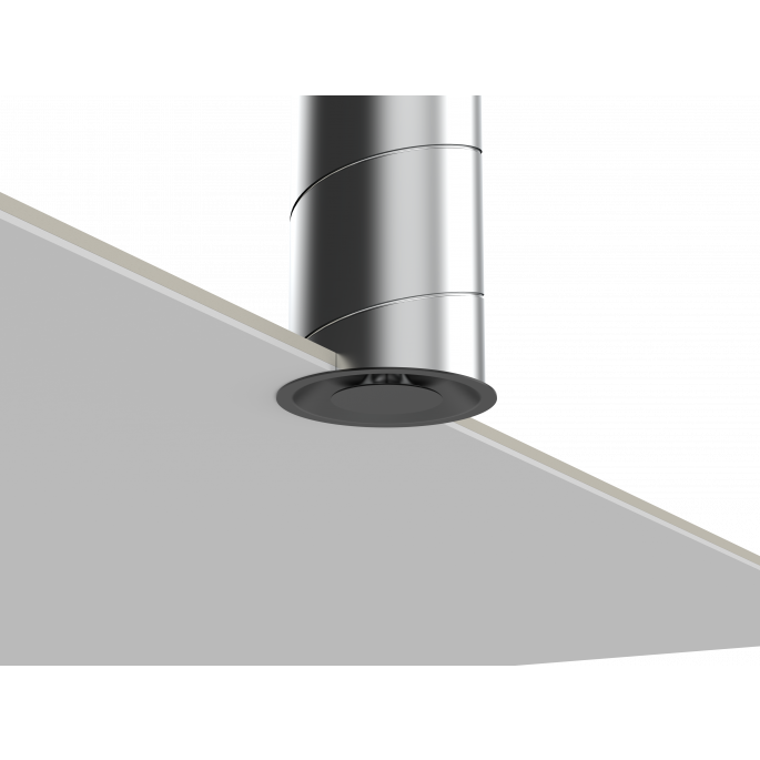 Pradovent -trim- Ø 125mm design ventiel (toevoer & afvoer) - Zwart Pradovent -trim- Ø 125mm design ventiel (toevoer & afvoer) - Zwart