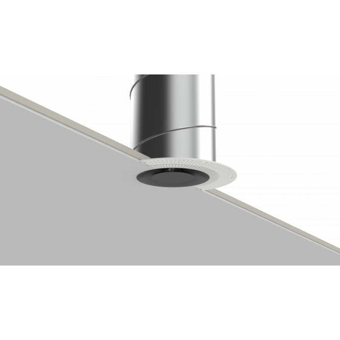 Pradovent -trimless- instucbaar ventiel (toevoer & afvoer) - Ø 125mm - Zwart Pradovent -trimless- instucbaar ventiel (toevoer & afvoer) - Ø 125mm - Zwart