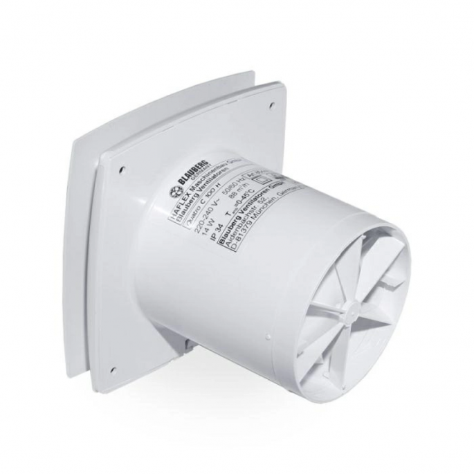 Blauberg Quatro C badkamerventilator - Ø 150mm - MET TIMER