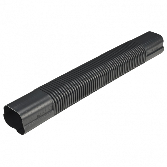 Airco flexibele goot - lengte 500mm - Antraciet Airco flexibele goot - lengte 500mm - Antraciet