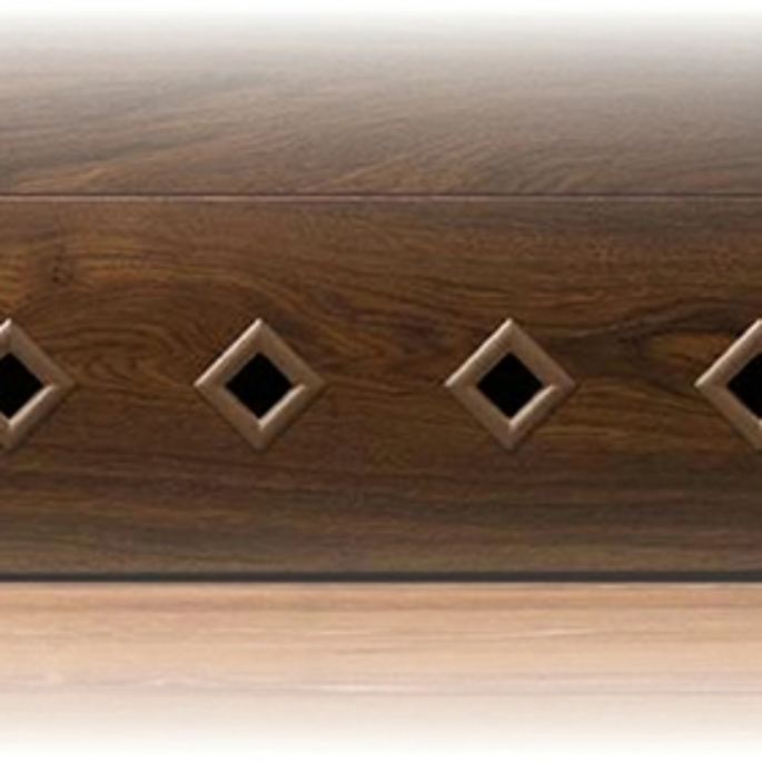 Vierkant deurrooster 29 x 29mm - kunststof chrome