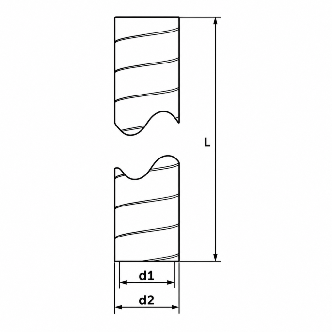 Ubbink Aerfoam - Geïsoleerd leidingsysteem Ø125mm - L=1000mm - 0188207 Ubbink Aerfoam - Geïsoleerd leidingsysteem Ø125mm - L=1000mm - 0188207
